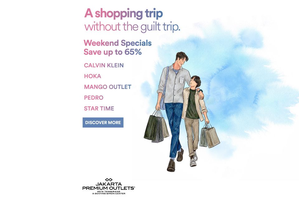 JAKARTA PREMIUM OUTLETS JUNE WEEKEND SPECIALS